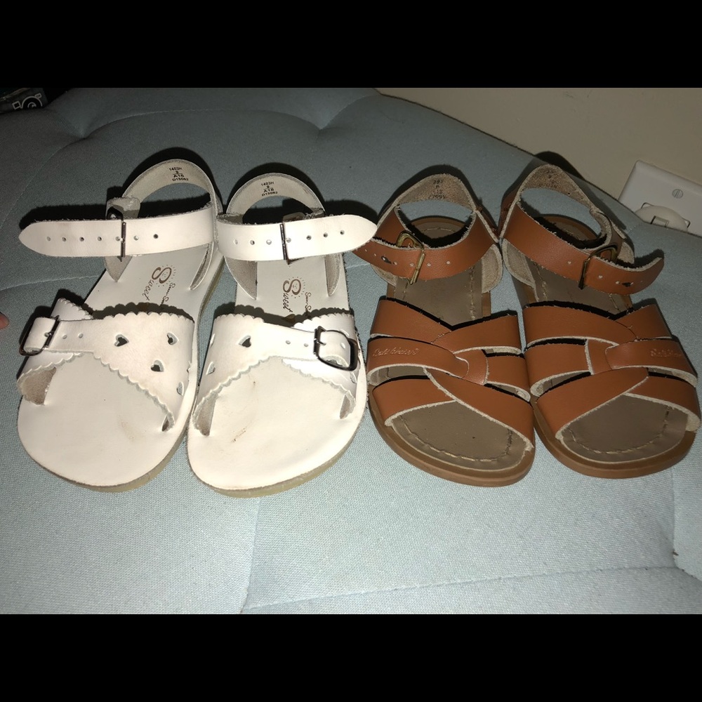 Saltwater Sandals set of 2 Toddler size 9